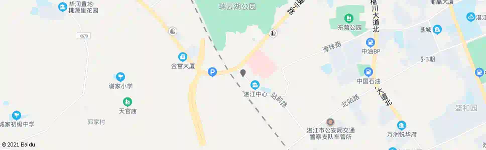 湛江麻霞路口_公交站地图_湛江公交_妙搜公交查询2025