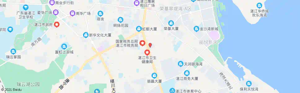 湛江移动大厦_公交站地图_湛江公交_妙搜公交查询2025