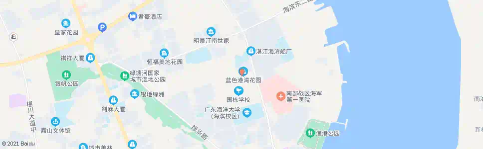 湛江圆岭路东_公交站地图_湛江公交_妙搜公交查询2025