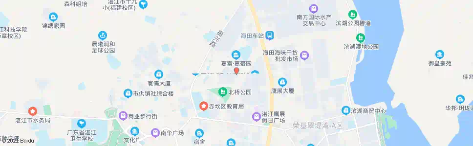 湛江金城一横路_公交站地图_湛江公交_妙搜公交查询2025