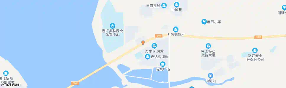 湛江大桥收费站_公交站地图_湛江公交_妙搜公交查询2025