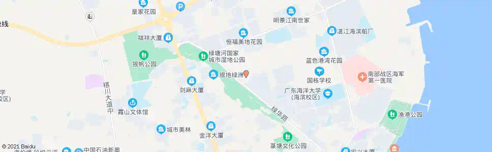 湛江园岭路西_公交站地图_湛江公交_妙搜公交查询2025
