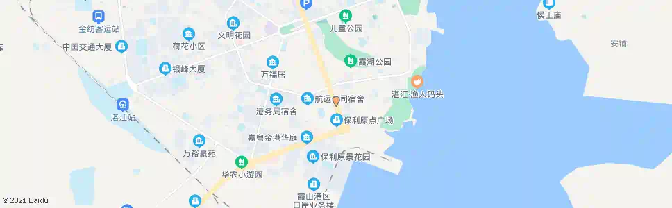 湛江人民东二路_公交站地图_湛江公交_妙搜公交查询2025