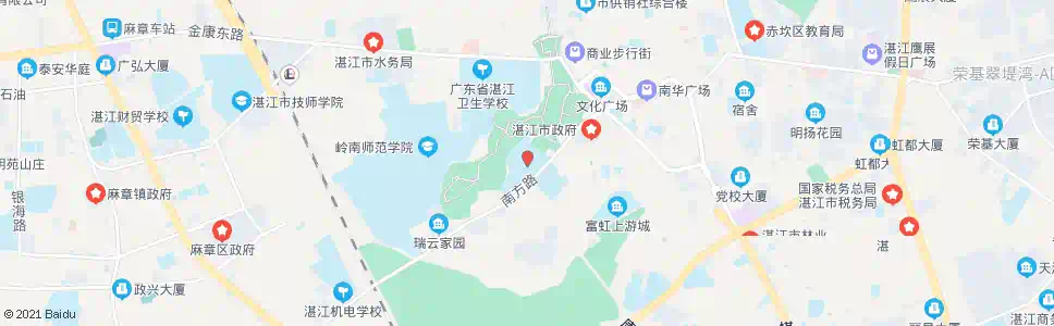 湛江市第一中学_公交站地图_湛江公交_妙搜公交查询2025