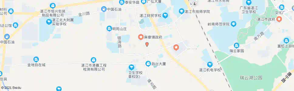 湛江麻章圩_公交站地图_湛江公交_妙搜公交查询2025