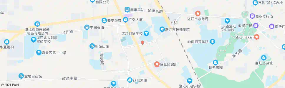 湛江麻章路口_公交站地图_湛江公交_妙搜公交查询2025