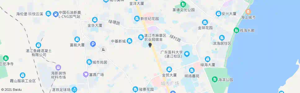 湛江市第十中学_公交站地图_湛江公交_妙搜公交查询2025