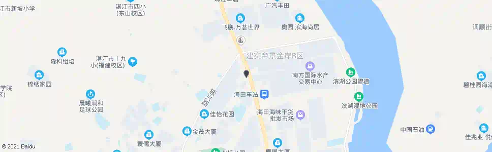 湛江金城路_公交站地图_湛江公交_妙搜公交查询2025