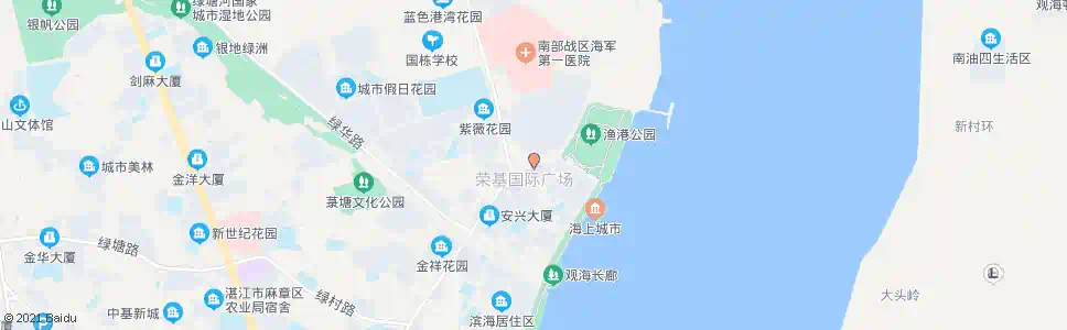 湛江海洋路西_公交站地图_湛江公交_妙搜公交查询2025