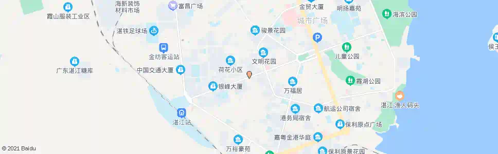 湛江霞山区政府_公交站地图_湛江公交_妙搜公交查询2025