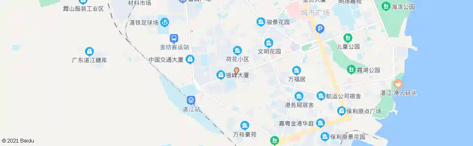 湛江荷花村_公交站地图_湛江公交_妙搜公交查询2025