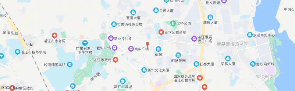 湛江创业路_公交站地图_湛江公交_妙搜公交查询2025