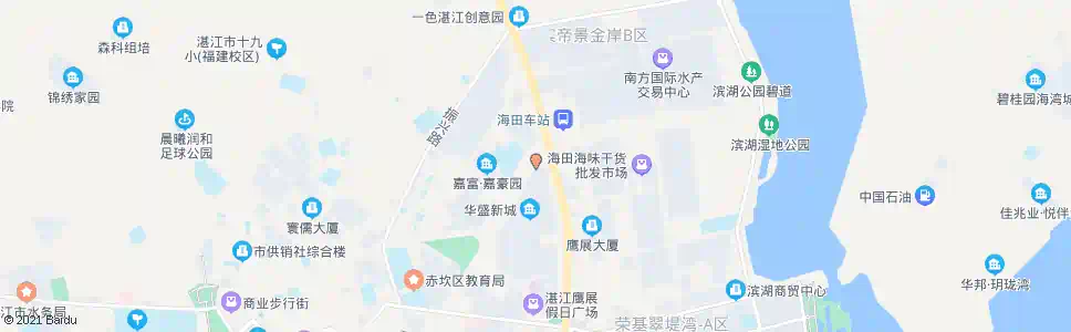 湛江沿河路南_公交站地图_湛江公交_妙搜公交查询2025