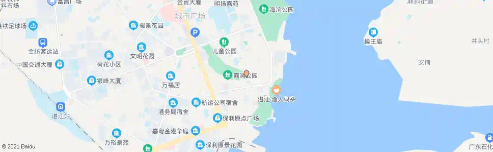 湛江东风市场_公交站地图_湛江公交_妙搜公交查询2025