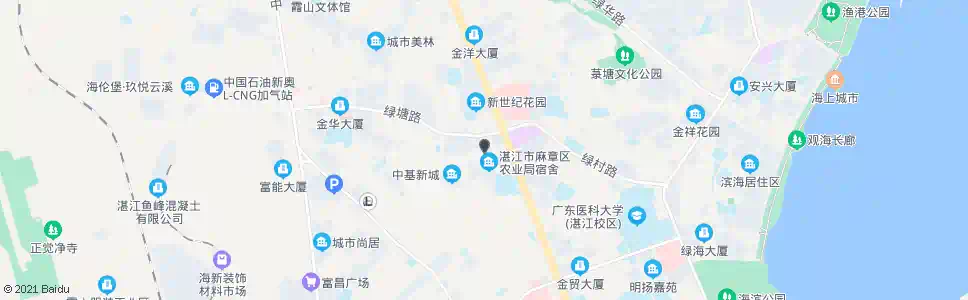 湛江绿亭路南_公交站地图_湛江公交_妙搜公交查询2025
