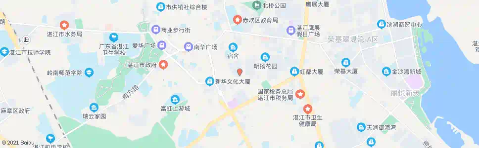 湛江海棠路南_公交站地图_湛江公交_妙搜公交查询2025