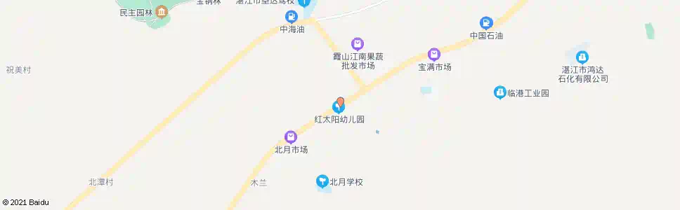 湛江调罗村_公交站地图_湛江公交_妙搜公交查询2025