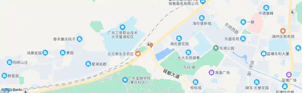 肇庆大坪路口(工商学院)_公交站地图_肇庆公交_妙搜公交查询2025