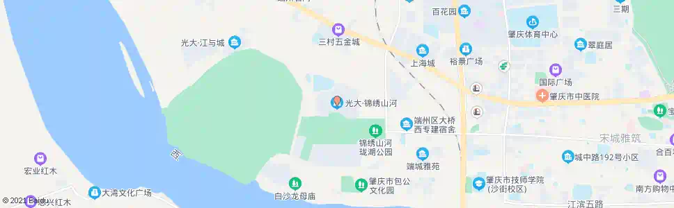 肇庆光大锦绣山河_公交站地图_肇庆公交_妙搜公交查询2025