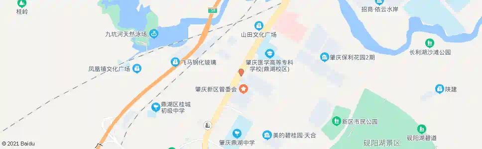 肇庆新区管委会_公交站地图_肇庆公交_妙搜公交查询2025