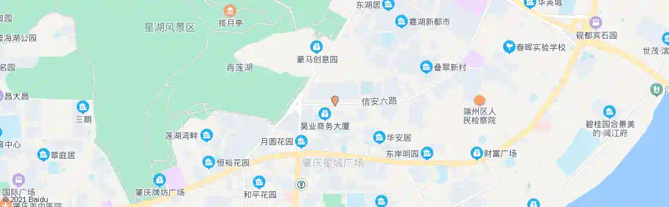 肇庆信安大道西_公交站地图_肇庆公交_妙搜公交查询2025