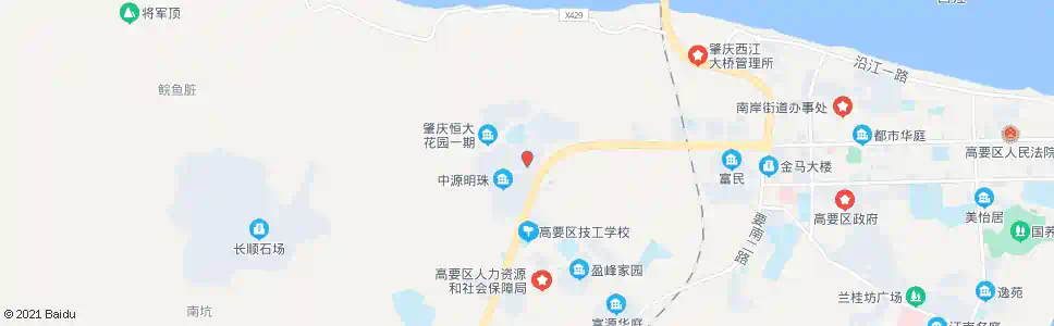 肇庆高要交警大队_公交站地图_肇庆公交_妙搜公交查询2025