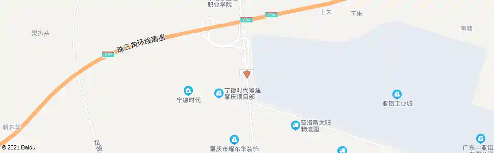 肇庆亚铝路口_公交站地图_肇庆公交_妙搜公交查询2025