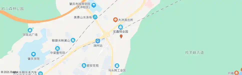 肇庆外语学校_公交站地图_肇庆公交_妙搜公交查询2025