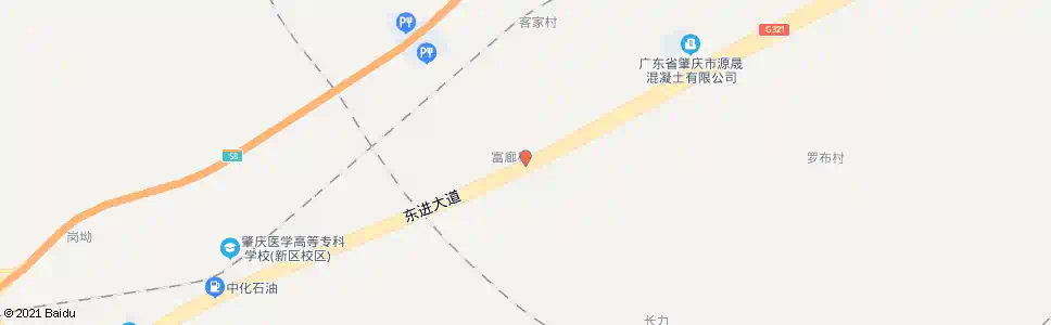 肇庆富廊生态园_公交站地图_肇庆公交_妙搜公交查询2025