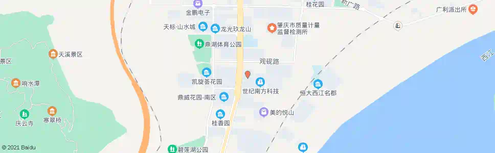 肇庆鼎湖山泉_公交站地图_肇庆公交_妙搜公交查询2025