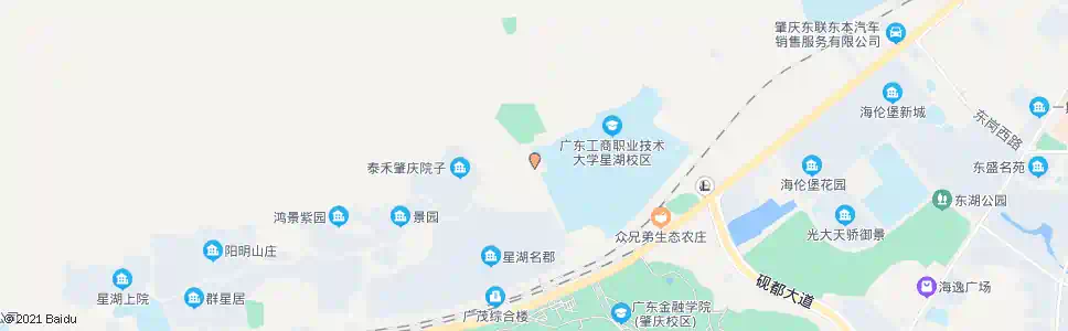 肇庆工商学院西门_公交站地图_肇庆公交_妙搜公交查询2025