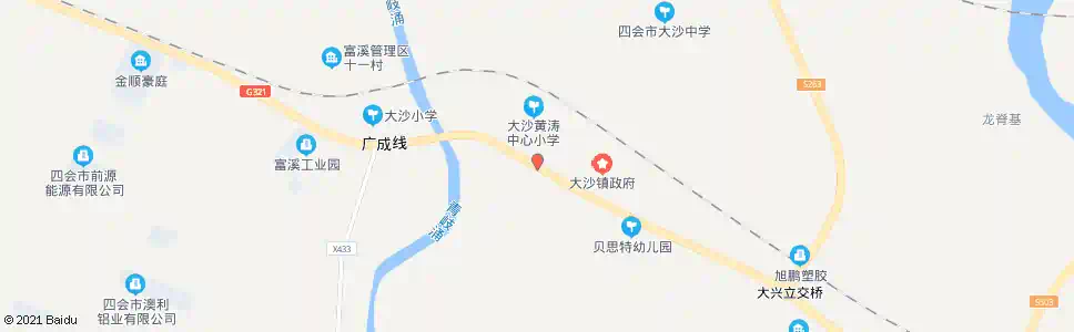 肇庆大沙市场_公交站地图_肇庆公交_妙搜公交查询2025