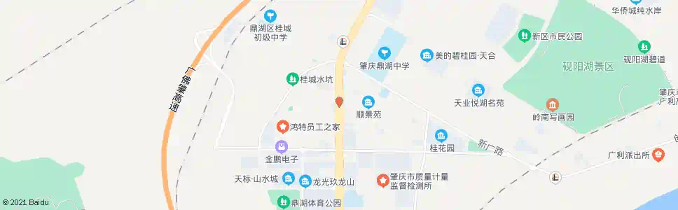 肇庆桂城车站_公交站地图_肇庆公交_妙搜公交查询2025