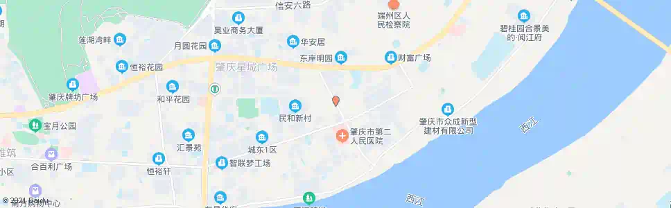 肇庆二塔路中_公交站地图_肇庆公交_妙搜公交查询2025