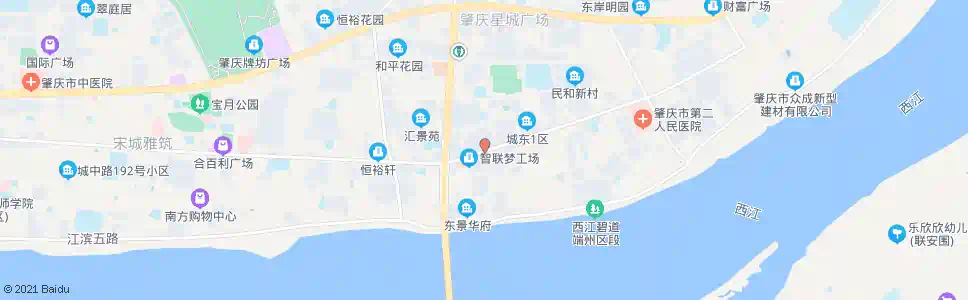 肇庆明珠路口(建设二路)_公交站地图_肇庆公交_妙搜公交查询2025