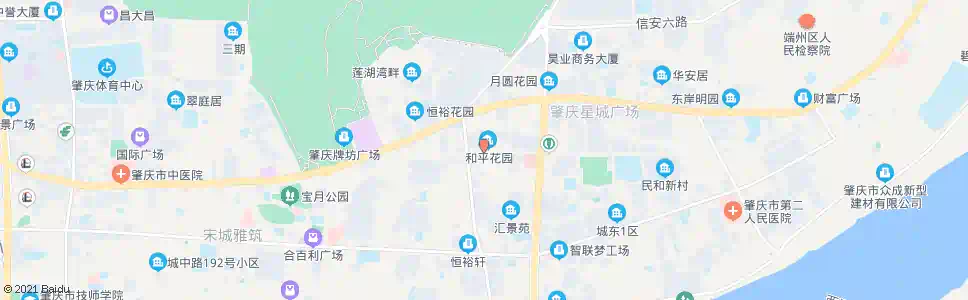 肇庆和平西路_公交站地图_肇庆公交_妙搜公交查询2025