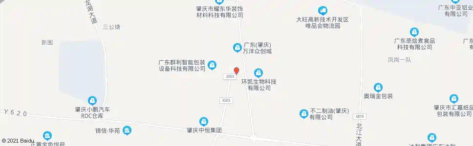 肇庆北围二队_公交站地图_肇庆公交_妙搜公交查询2025