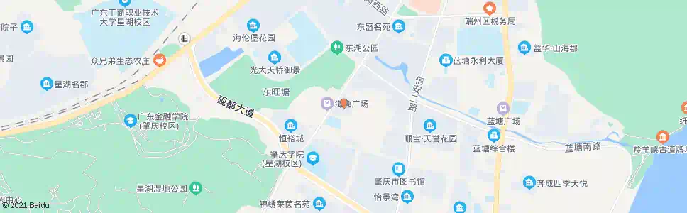 肇庆盛景豪庭_公交站地图_肇庆公交_妙搜公交查询2025
