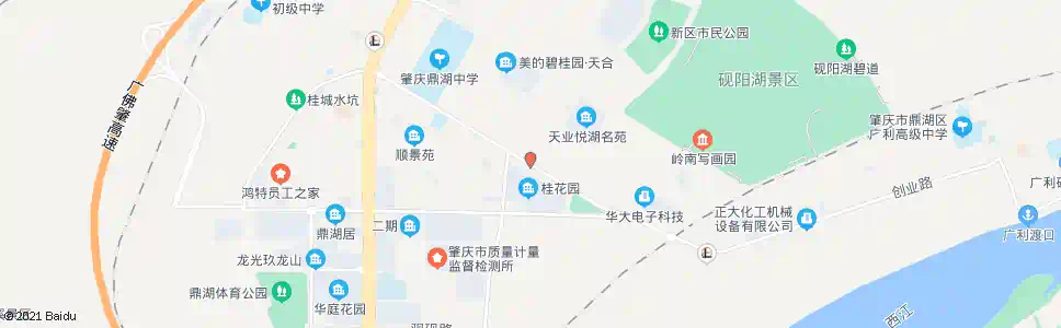肇庆桂城办事处_公交站地图_肇庆公交_妙搜公交查询2025
