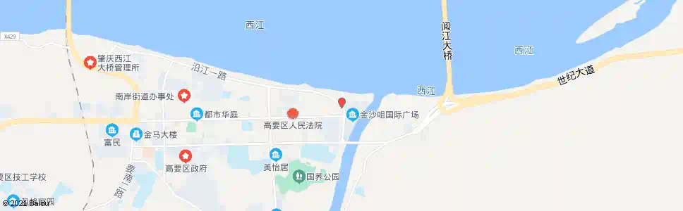 肇庆明珠湾_公交站地图_肇庆公交_妙搜公交查询2025