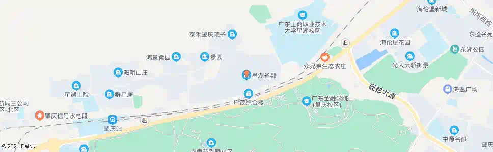 肇庆星湖名郡_公交站地图_肇庆公交_妙搜公交查询2025