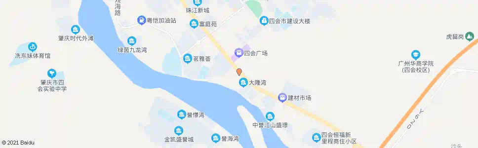 肇庆白云机场_公交站地图_肇庆公交_妙搜公交查询2025