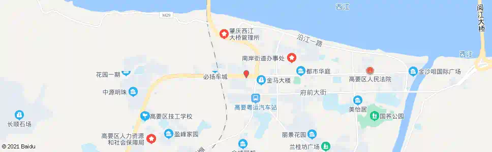 肇庆富民商业城_公交站地图_肇庆公交_妙搜公交查询2025