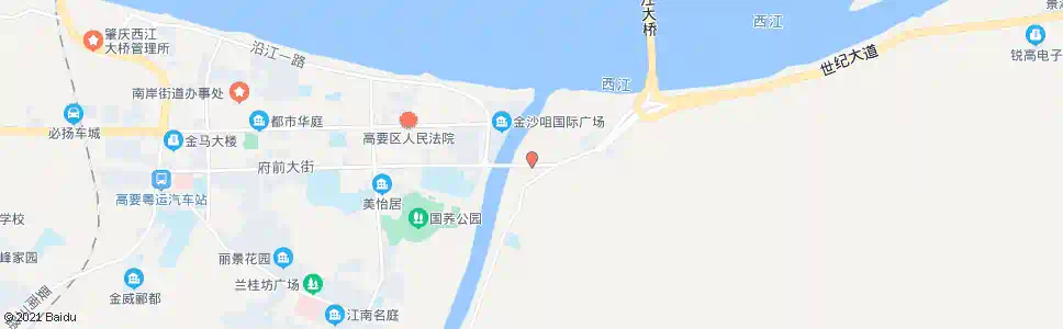 肇庆江口桥_公交站地图_肇庆公交_妙搜公交查询2025