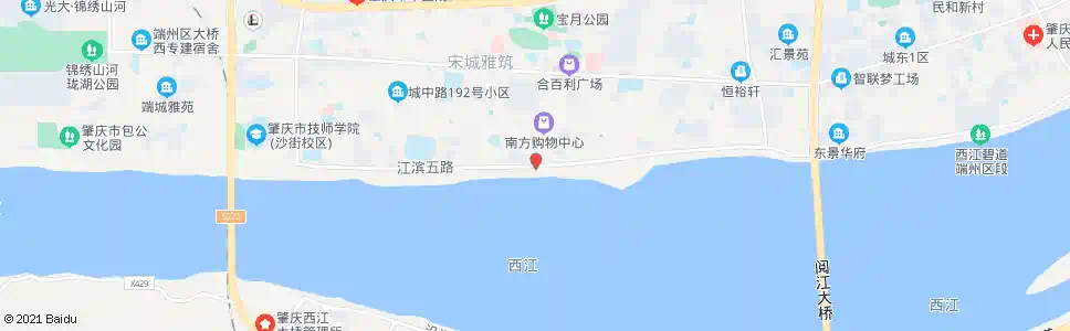 肇庆新街码头_公交站地图_肇庆公交_妙搜公交查询2025