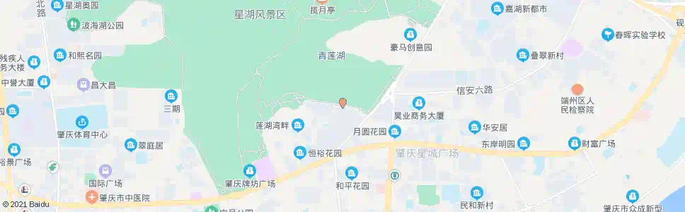 肇庆星湖湾公园_公交站地图_肇庆公交_妙搜公交查询2025