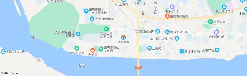 肇庆端城雅苑_公交站地图_肇庆公交_妙搜公交查询2025