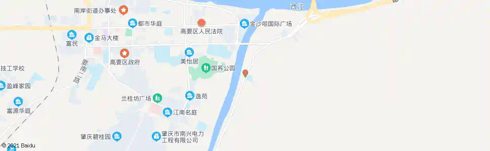肇庆江口小学_公交站地图_肇庆公交_妙搜公交查询2025