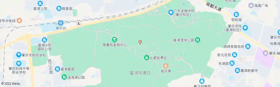 肇庆七星岩西门_公交站地图_肇庆公交_妙搜公交查询2025