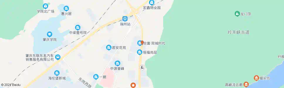 肇庆马头岗_公交站地图_肇庆公交_妙搜公交查询2025
